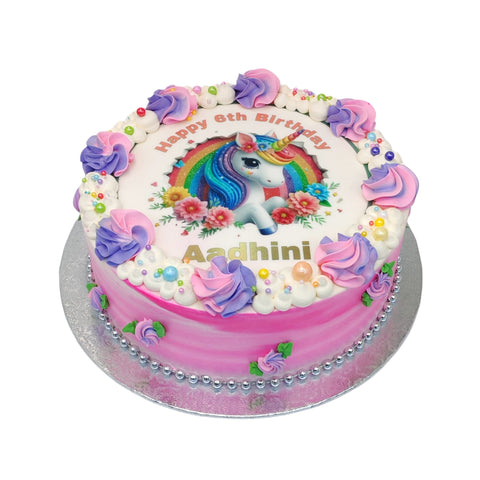 Unicorn Magic Birthday Cake