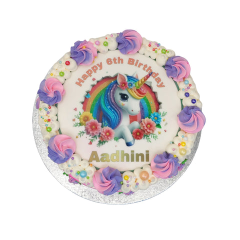 Unicorn Magic Birthday Cake