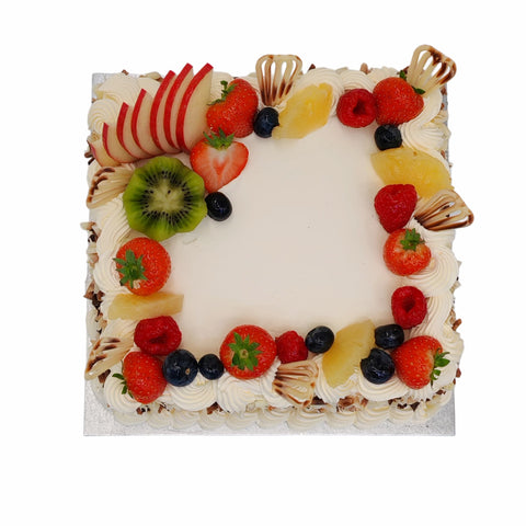 Fresh Fruit Fantasy Cake