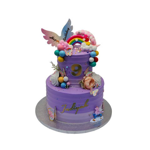 Whimsical Wonderland Birthday Cake