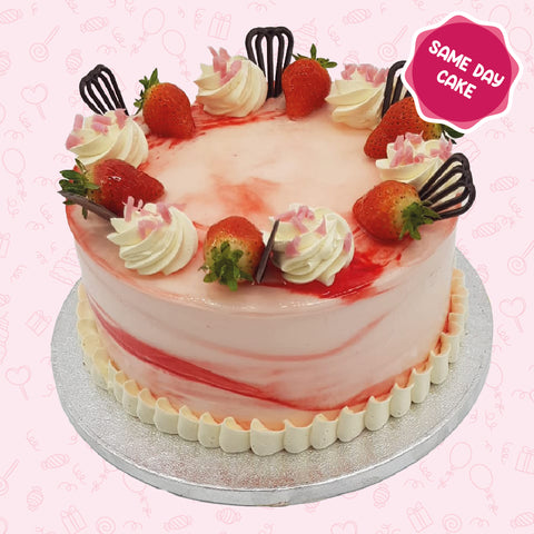  Strawberry Bliss Cake same day cake delivery