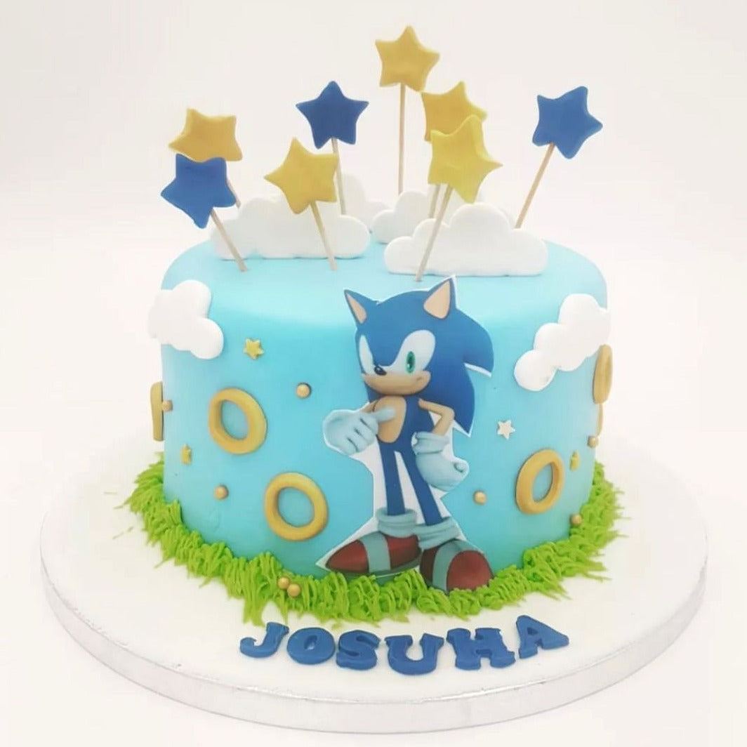 Sonic Hedgehog Fondant Cake Delivery in Delhi NCR - ₹5,999.00 Cake Express