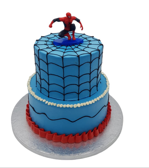 Spiderman Two Tier cake