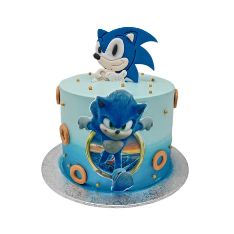 Sonic Tower Cake