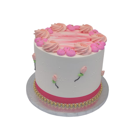 Blush Blossom Cake