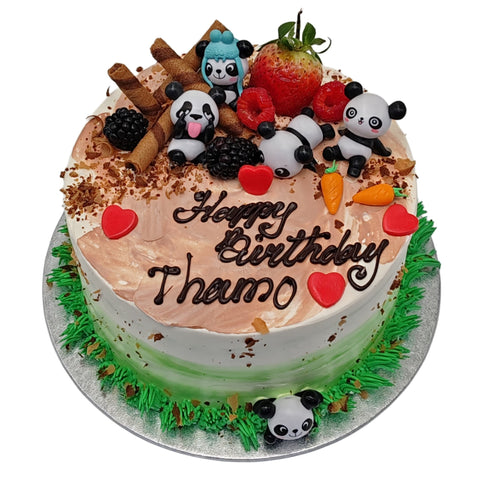 Panda Forest Cake