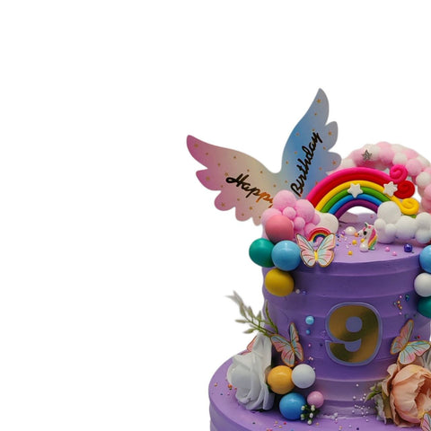 Whimsical Wonderland Birthday Cake