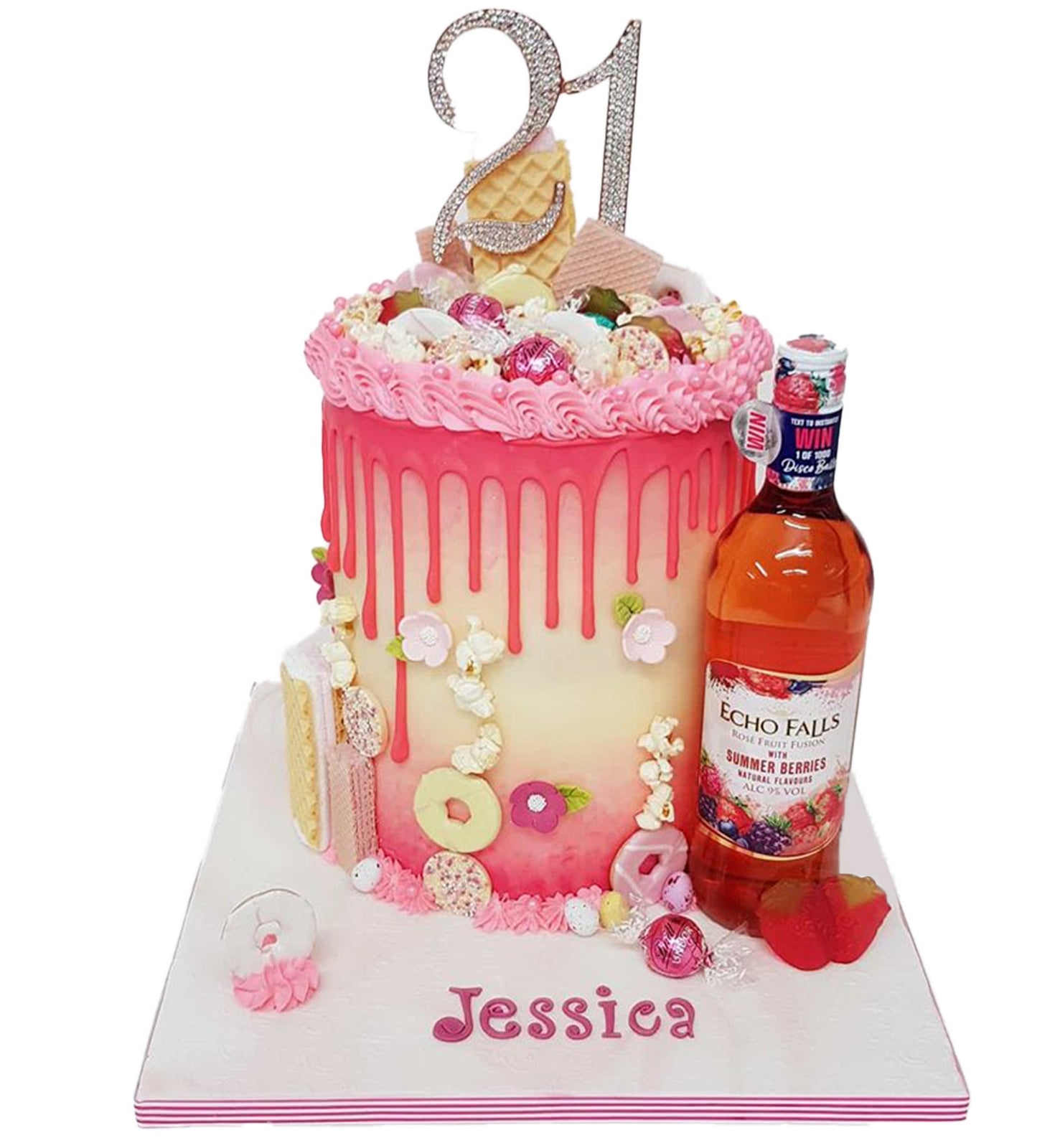 Whisky wine bottle fondant cake, Food & Drinks, Homemade Bakes on Carousell